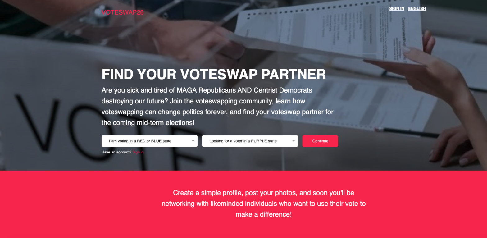 NEW! VoteSwap26